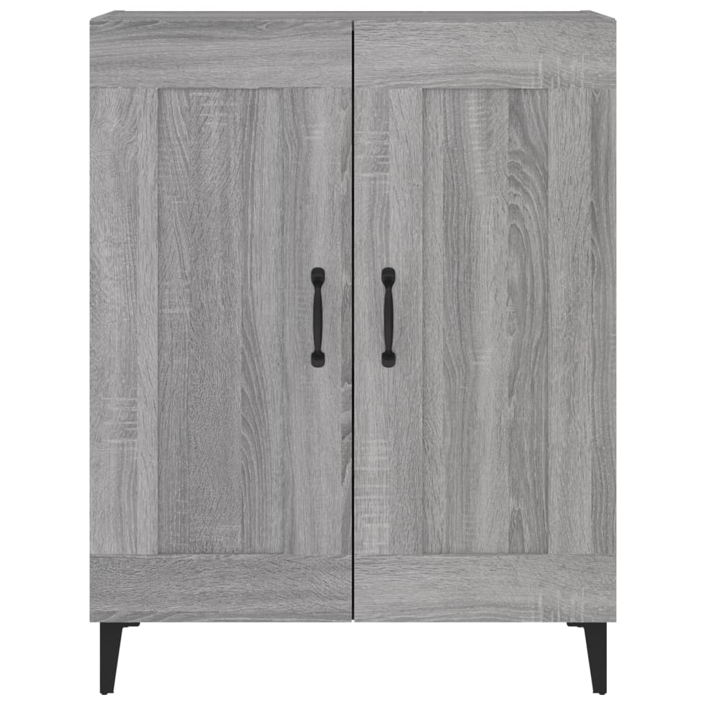 Credenza Grigio Sonoma 69,5x34x90 cm in Legno Multistrato - homemem39