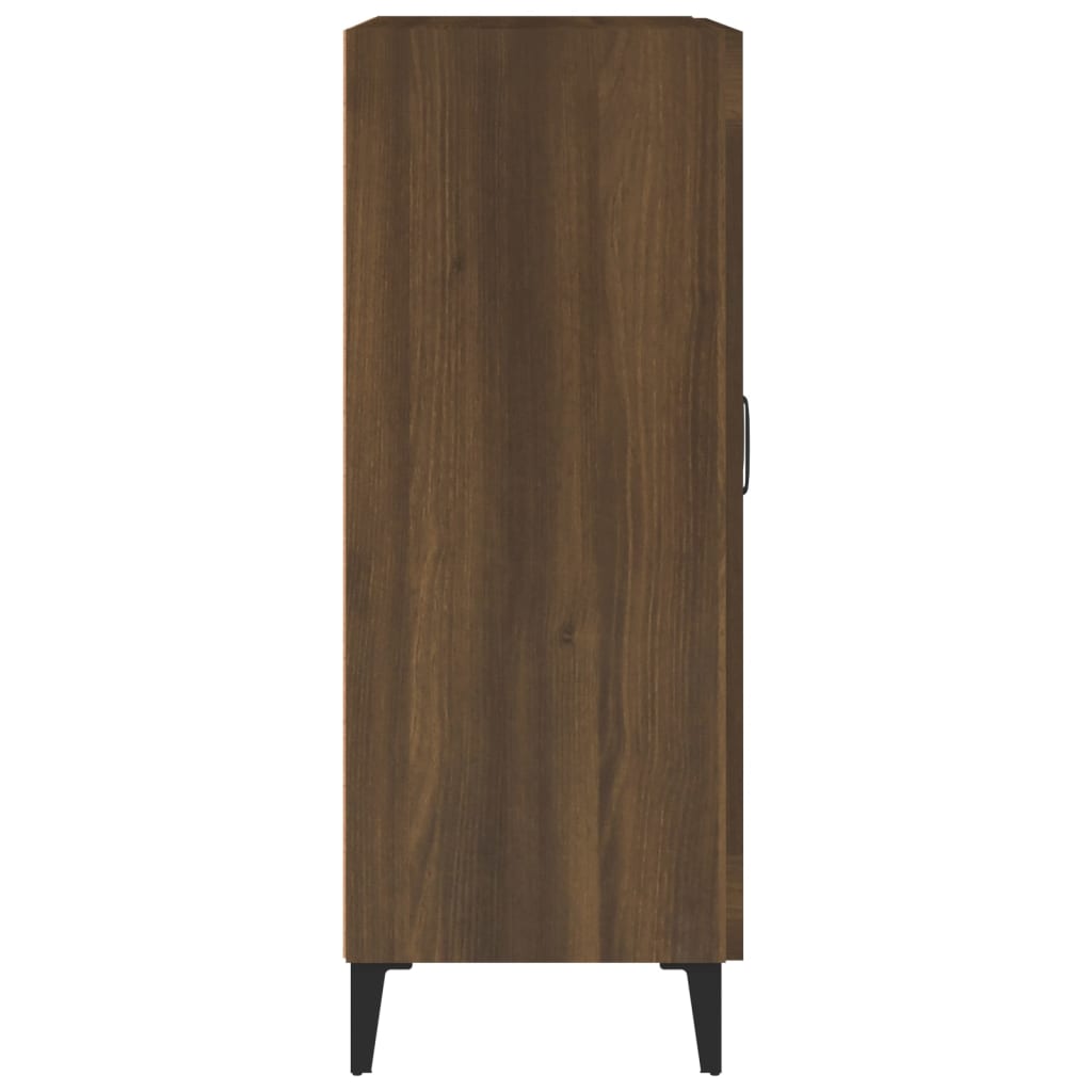 Credenza Rovere Marrone 69,5x34x90 cm in Legno Multistrato - homemem39