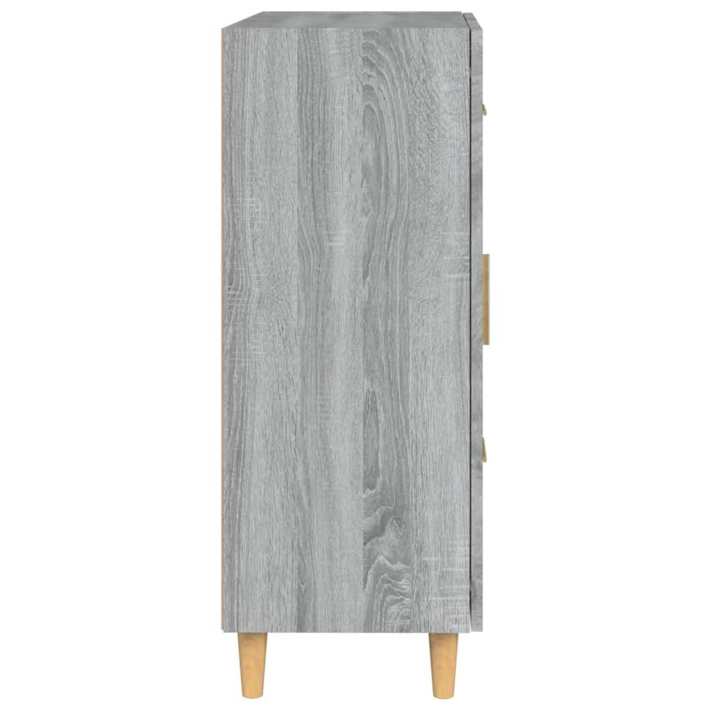 Credenza Grigio Sonoma 69,5x34x90 cm in Legno Multistrato - homemem39