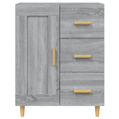 Credenza Grigio Sonoma 69,5x34x90 cm in Legno Multistrato - homemem39