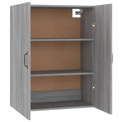 Mobile Pensile Grigio Sonoma 69,5x34x90 cm Legno Multistrato - homemem39