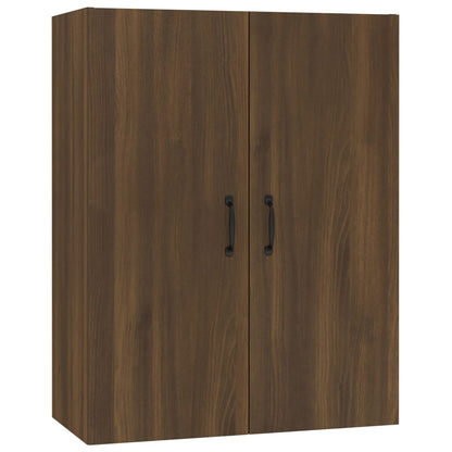 Mobile Pensile Rovere Marrone 69,5x34x90cm in Legno Multistrato - homemem39