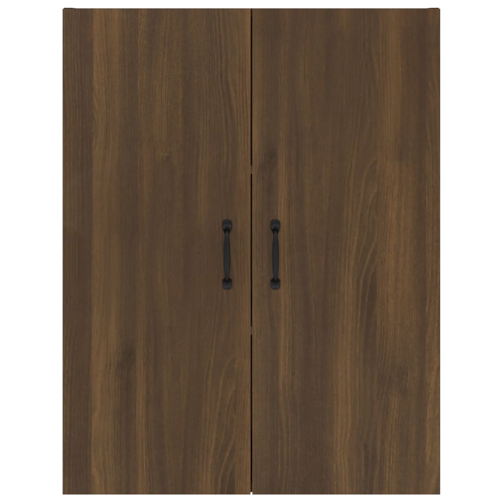 Mobile Pensile Rovere Marrone 69,5x34x90cm in Legno Multistrato - homemem39