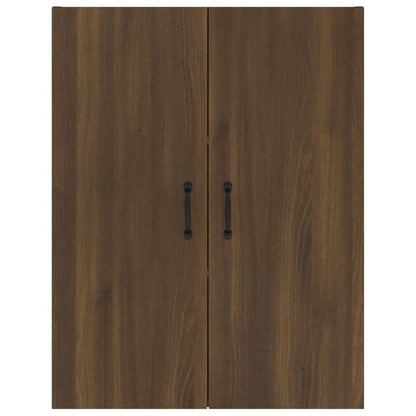 Mobile Pensile Rovere Marrone 69,5x34x90cm in Legno Multistrato - homemem39