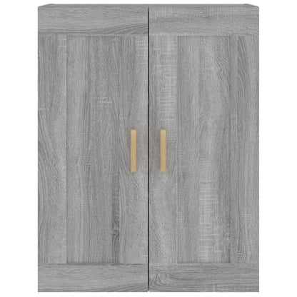 Mobile a Parete Grigio Sonoma 69,5x32,5x90 cm Legno Multistrato - homemem39