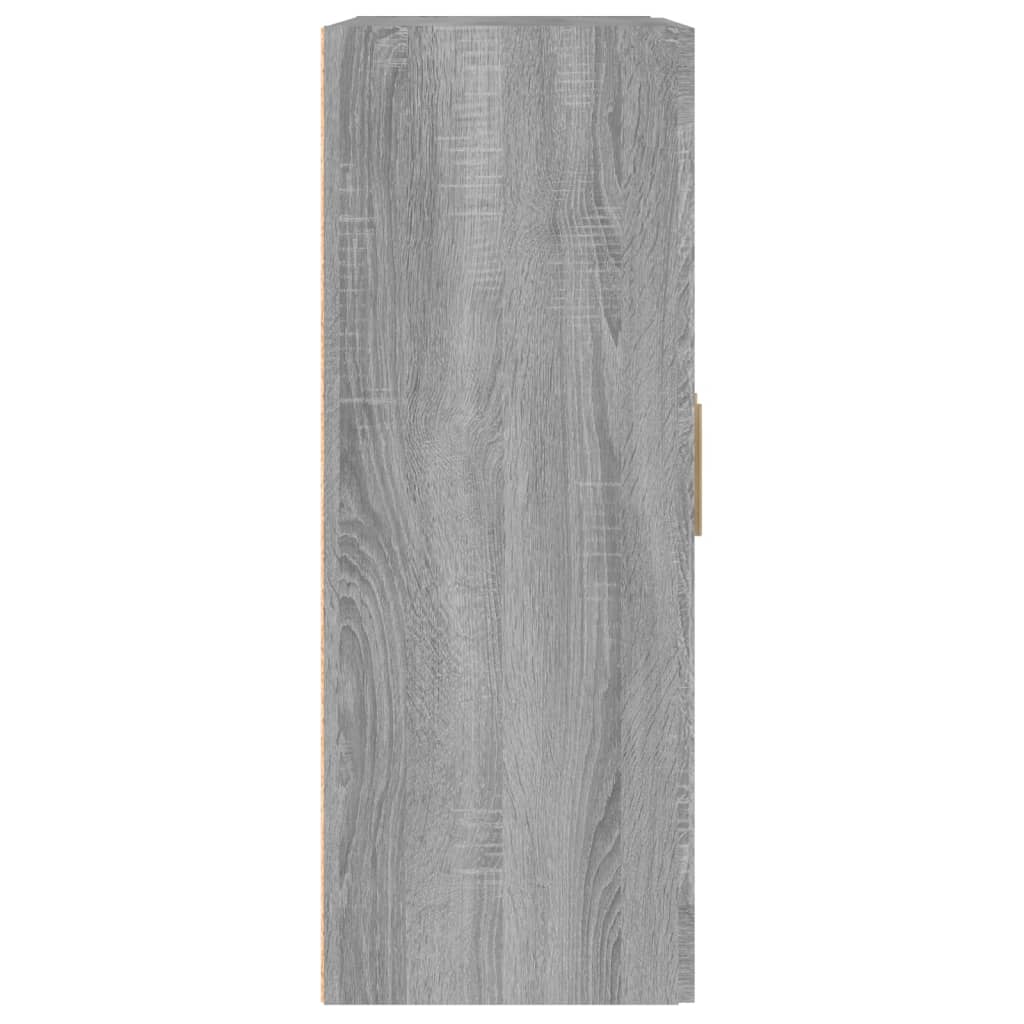 Mobile a Parete Grigio Sonoma 69,5x32,5x90 cm Legno Multistrato - homemem39