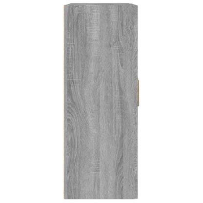 Mobile a Parete Grigio Sonoma 69,5x32,5x90 cm Legno Multistrato - homemem39