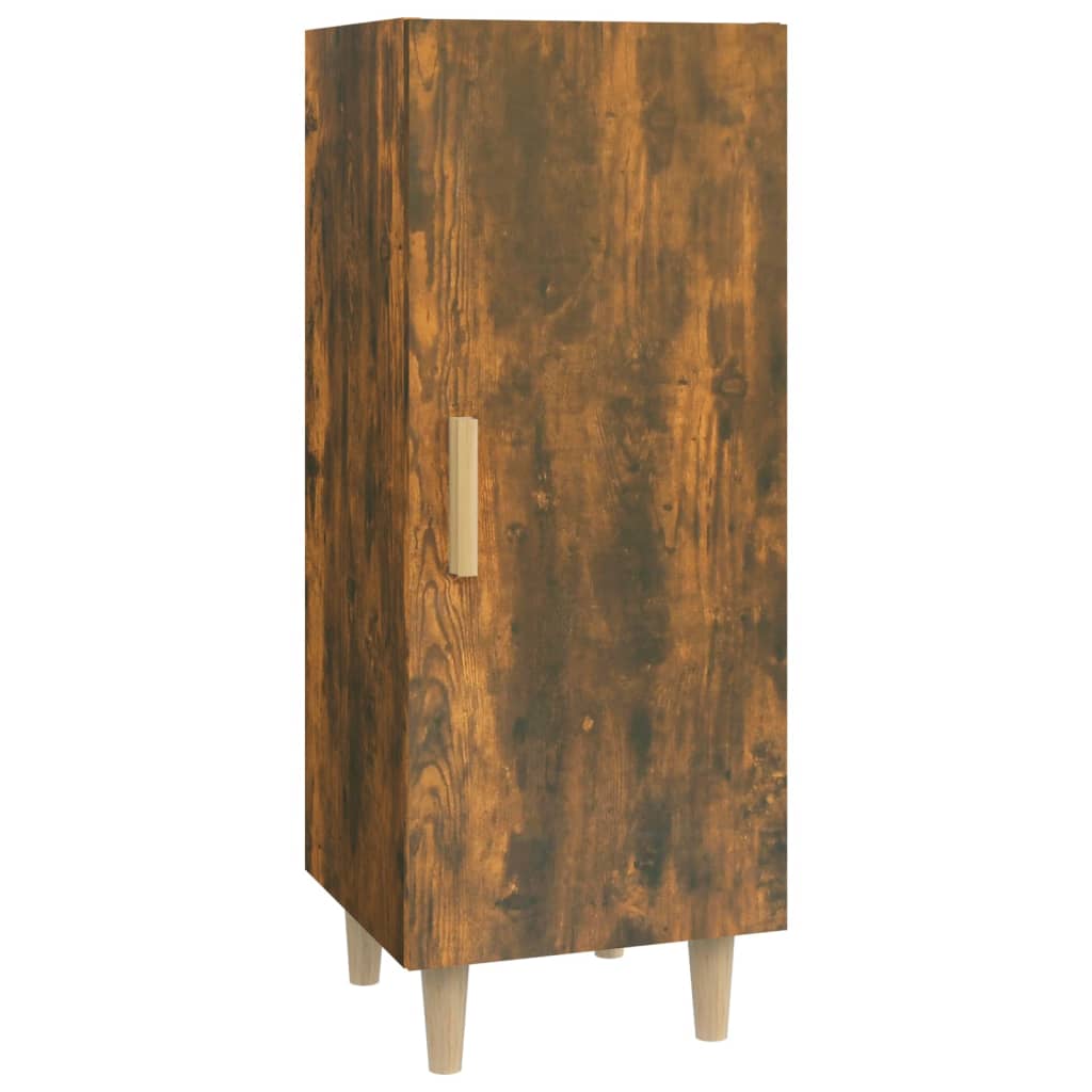 Credenza Rovere Fumo 34,5x34x90 cm in Legno Multistrato - homemem39