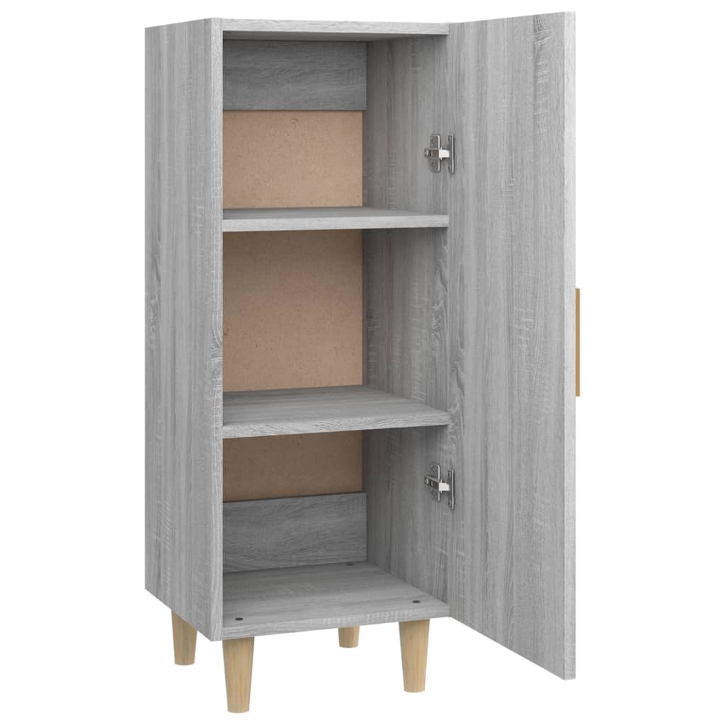 Credenza Grigio Sonoma 34,5x34x90 cm in Legno Multistrato - homemem39