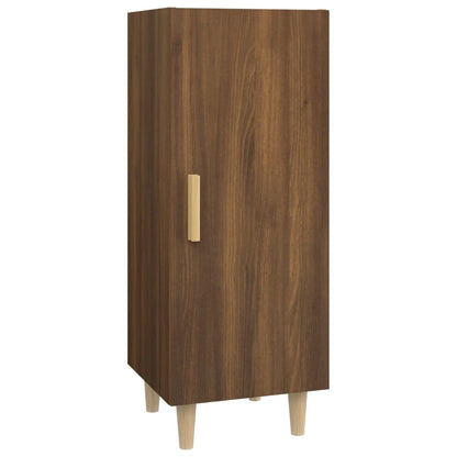 Credenza Rovere Marrone 34,5x34x90 cm in Legno Multistrato - homemem39