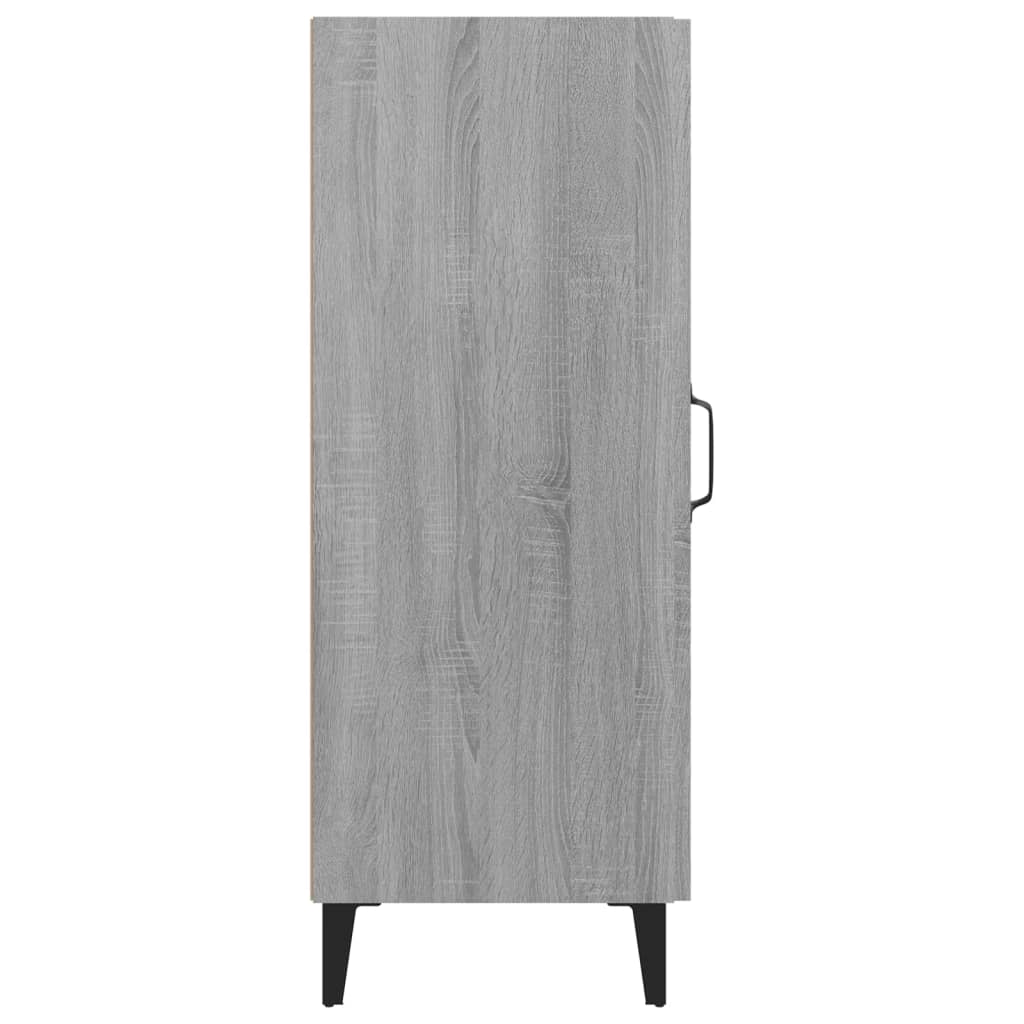 Credenza Grigio Sonoma 34,5x34x90 cm in Legno Multistrato - homemem39