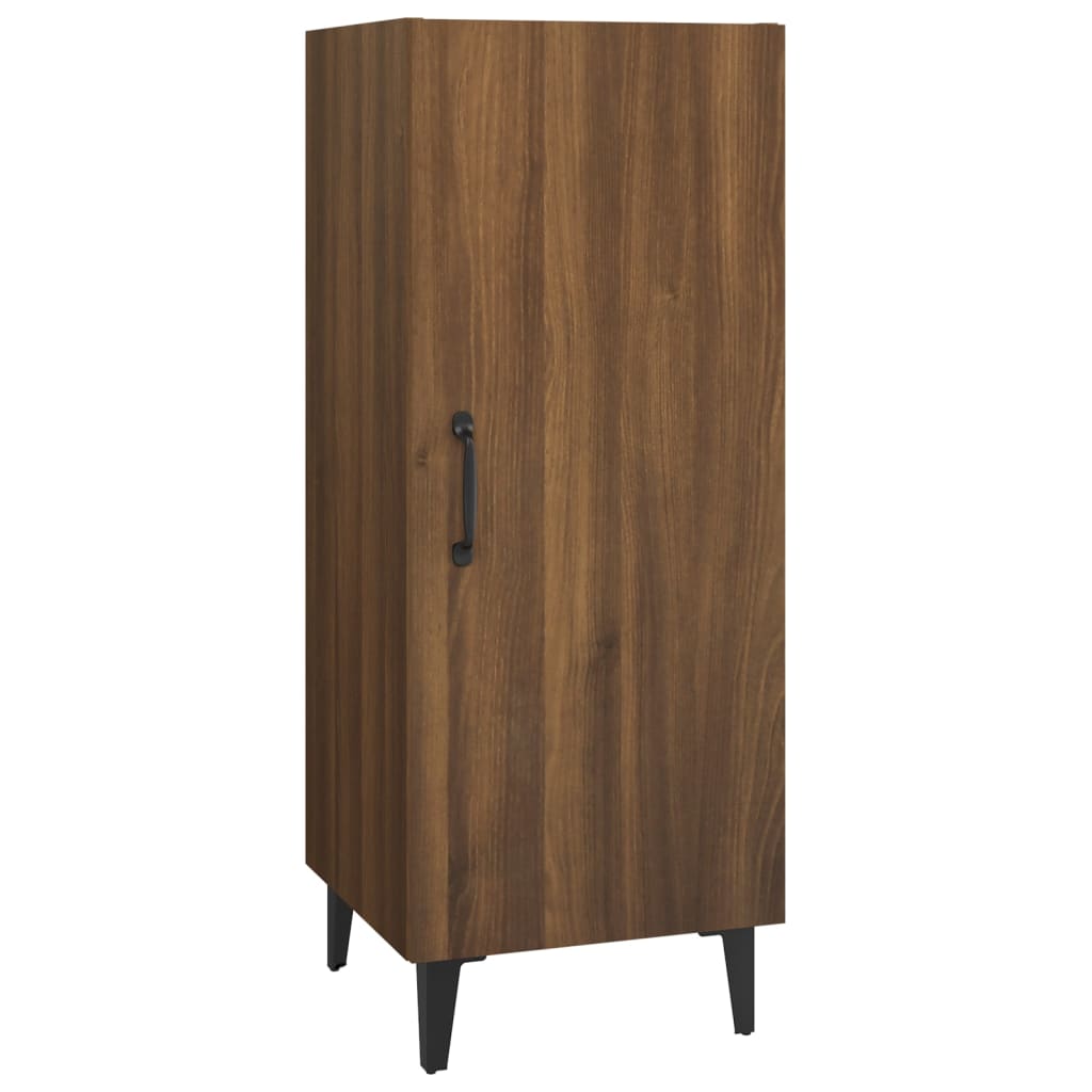 Credenza Rovere Marrone 34,5x34x90 cm in Legno Multistrato - homemem39