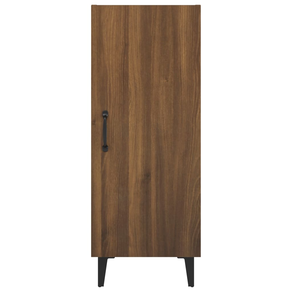 Credenza Rovere Marrone 34,5x34x90 cm in Legno Multistrato - homemem39