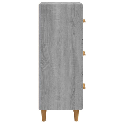 Credenza Grigio Sonoma 34,5x34x90 cm in Legno Multistrato - homemem39