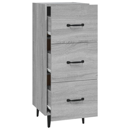 Credenza Grigio Sonoma 34,5x34x90 cm in Legno Multistrato - homemem39