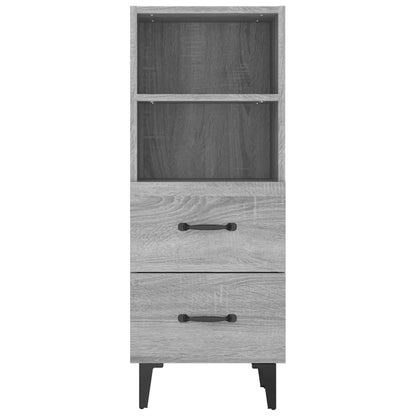 Credenza Grigio Sonoma 34,5x34x90 cm in Legno Multistrato - homemem39