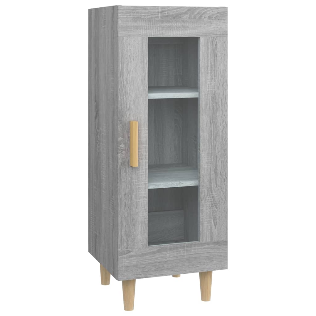 Credenza Grigio Sonoma 34,5x34x90 cm in Legno Multistrato - homemem39