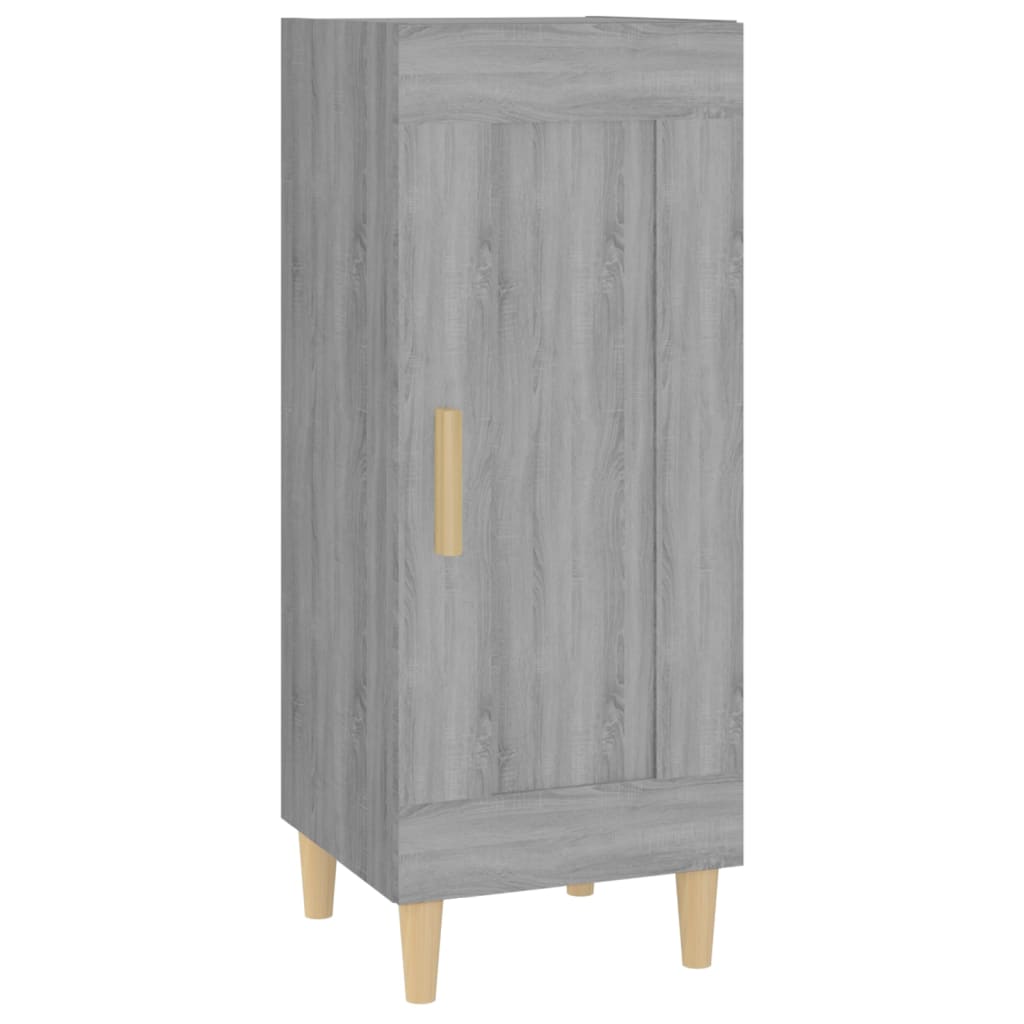 Credenza Grigio Sonoma 34,5x34x90 cm in Legno Multistrato - homemem39