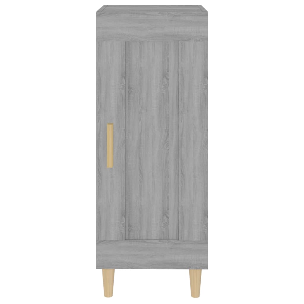 Credenza Grigio Sonoma 34,5x34x90 cm in Legno Multistrato - homemem39