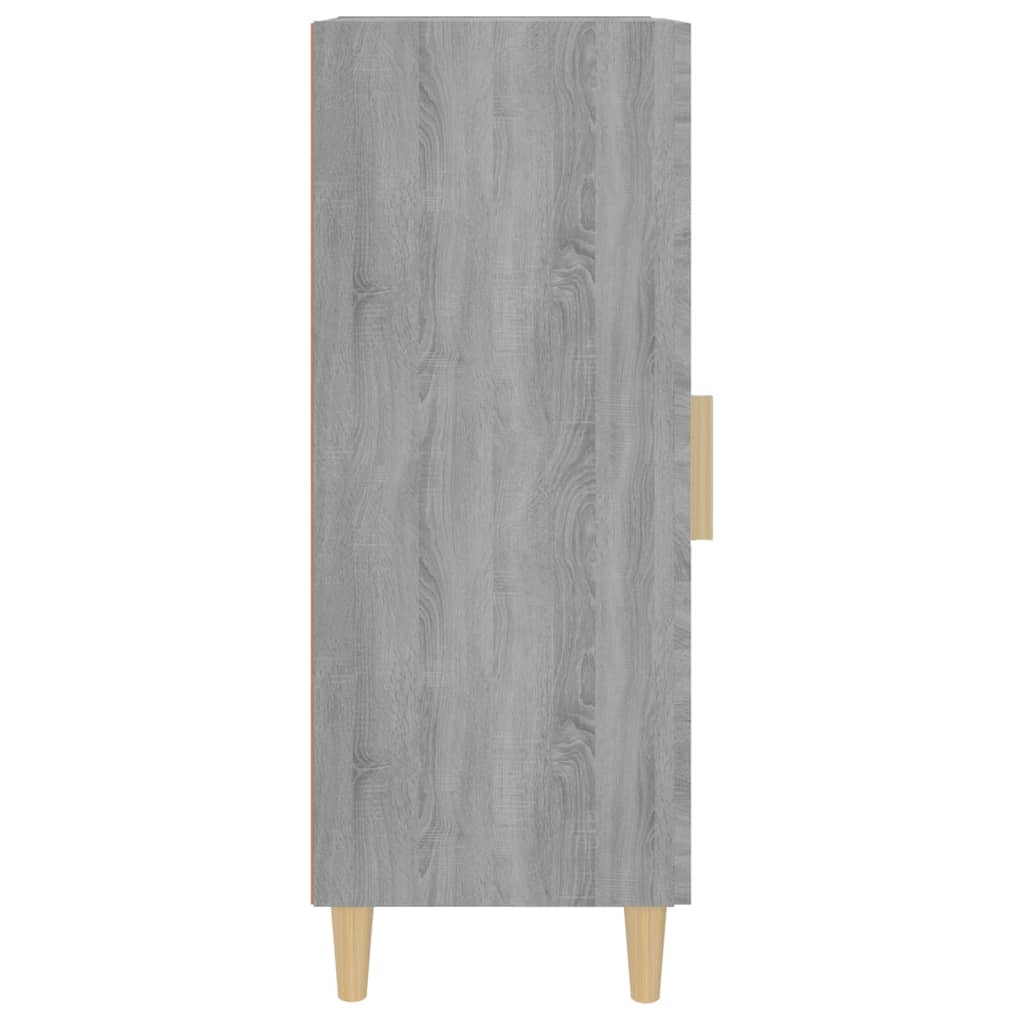 Credenza Grigio Sonoma 34,5x34x90 cm in Legno Multistrato - homemem39