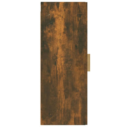 Armadietto a Muro Rovere Fumo 34,5x34x90cm in Legno Multistrato - homemem39