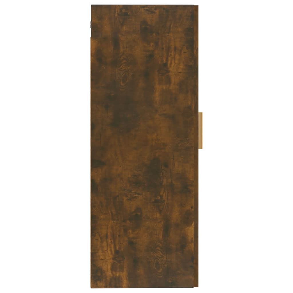 Armadietto a Muro Rovere Fumo 35x34x90 cm in Legno Multistrato - homemem39