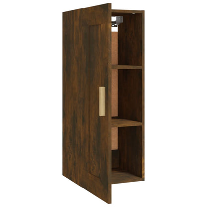 Armadietto a Muro Rovere Fumo 35x34x90 cm in Legno Multistrato - homemem39