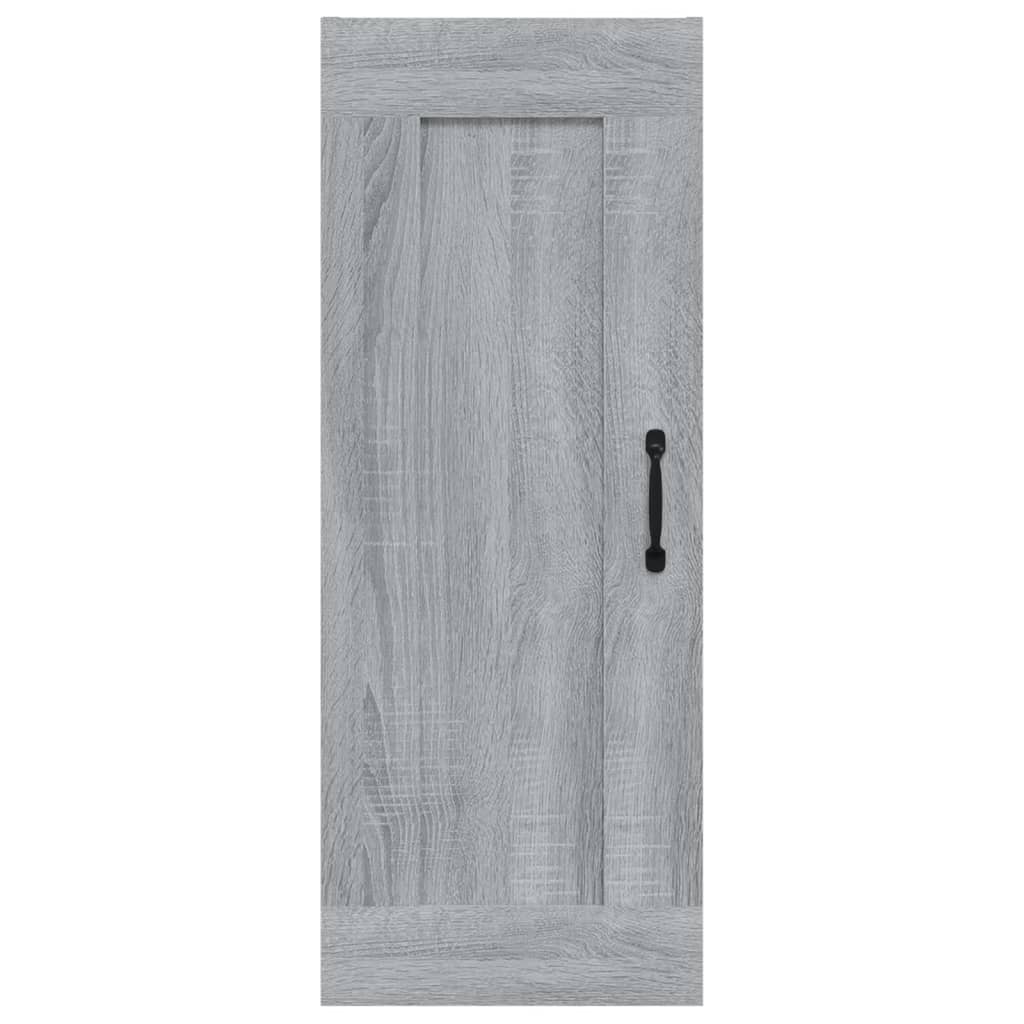 Mobile Pensile Grigio Sonoma 35x34x90 cm in Legno Multistrato - homemem39