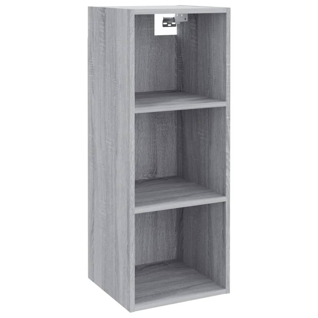 Armadietto Muro Grigio Sonoma 34,5x32,5x90 cm Legno Multistrato - homemem39