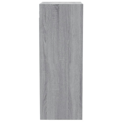 Armadietto Muro Grigio Sonoma 34,5x32,5x90 cm Legno Multistrato - homemem39