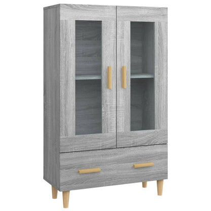 Credenza Grigio Sonoma 70x31x115 cm in Legno Multistrato - homemem39