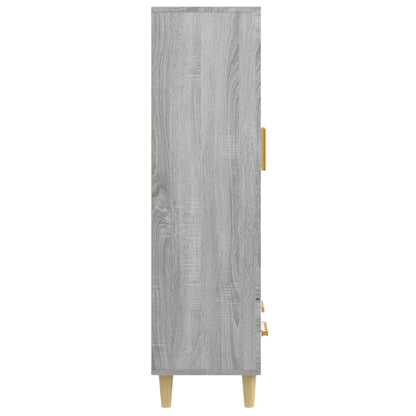 Credenza Grigio Sonoma 70x31x115 cm in Legno Multistrato - homemem39