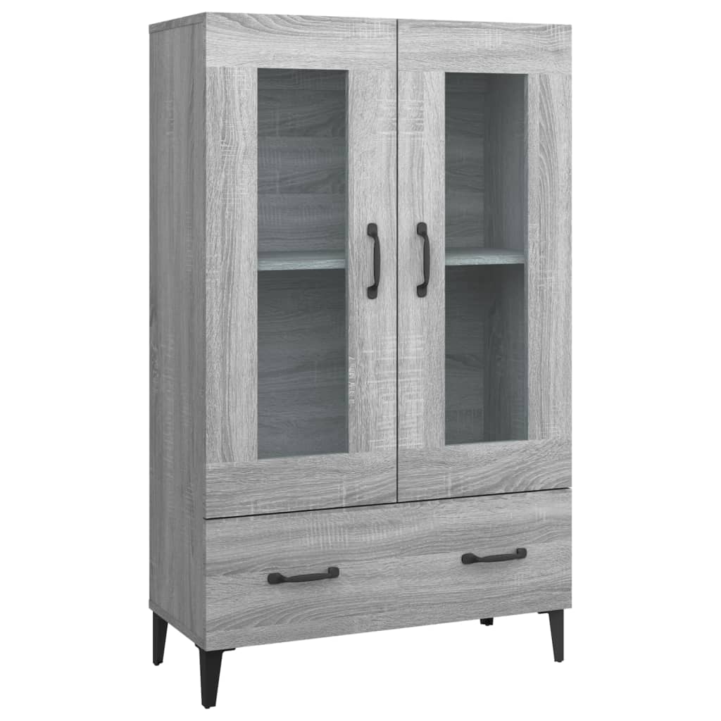 Credenza Grigio Sonoma 70x31x115 cm in Legno Multistrato - homemem39