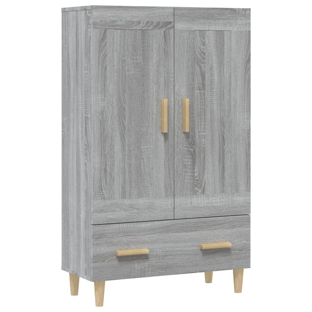 Credenza Grigio Sonoma 70x31x115 cm in Legno Multistrato - homemem39