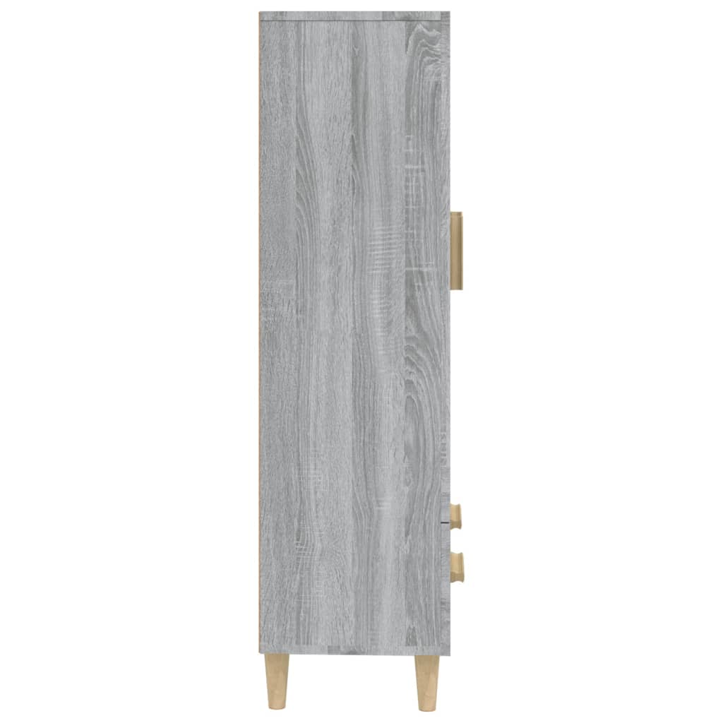 Credenza Grigio Sonoma 70x31x115 cm in Legno Multistrato - homemem39