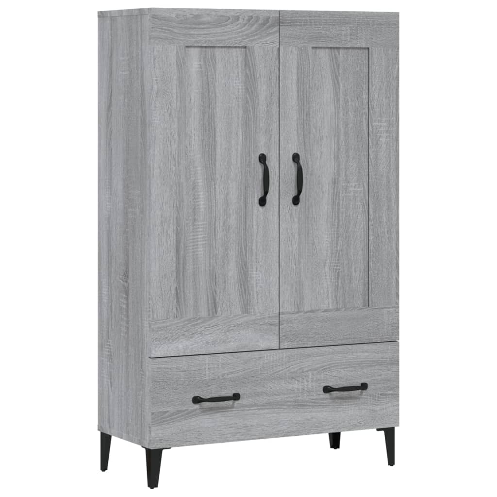 Credenza Grigio Sonoma 70x31x115 cm in Legno Multistrato - homemem39