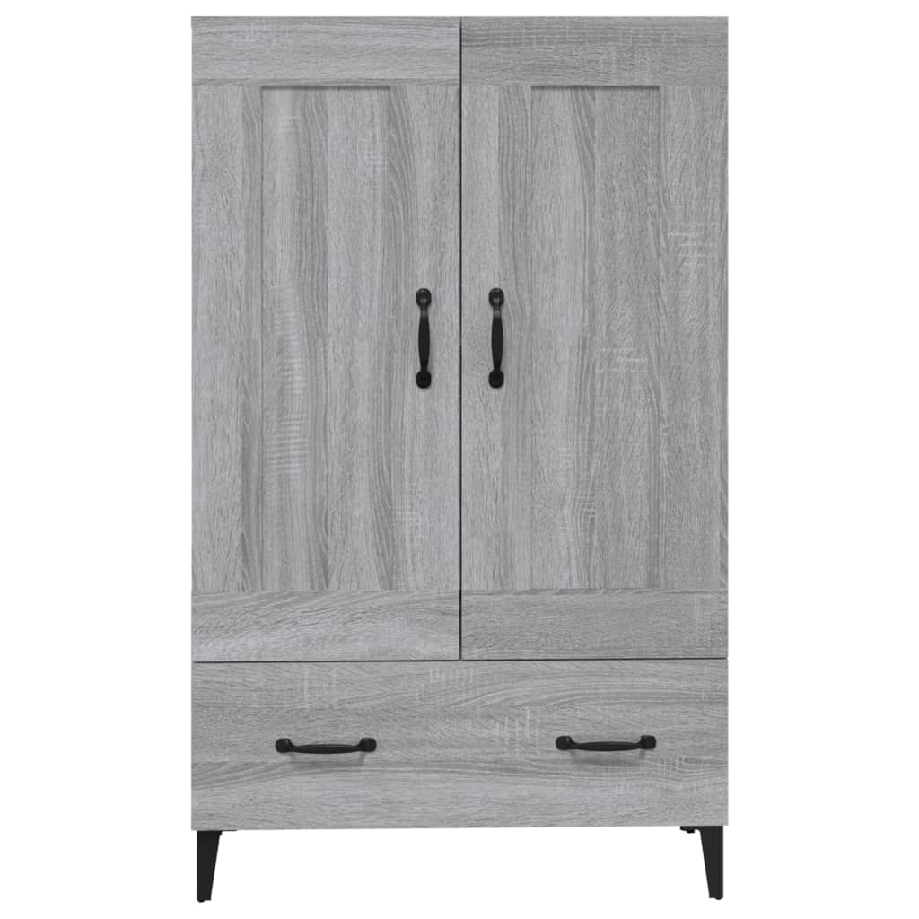 Credenza Grigio Sonoma 70x31x115 cm in Legno Multistrato - homemem39