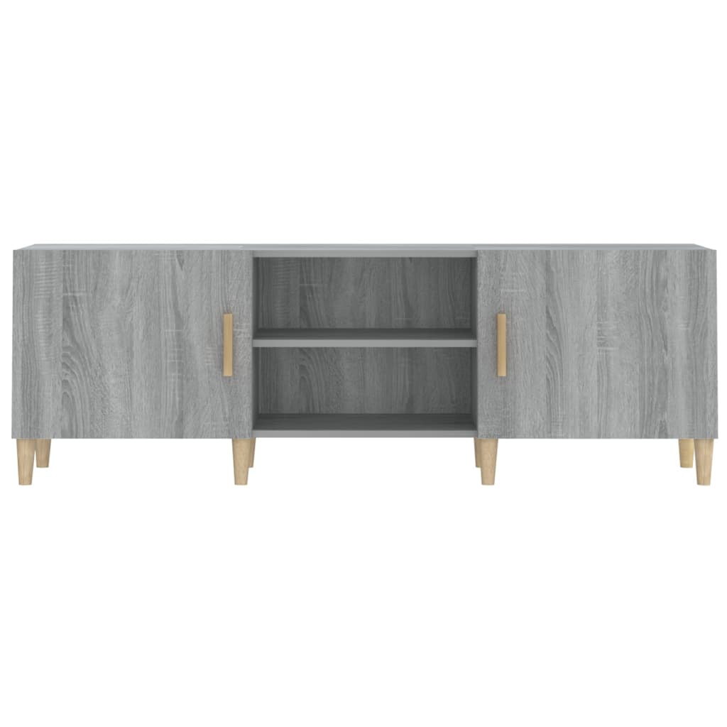 Mobile Porta TV Grigio Sonoma 150x30x50 cm in Legno Multistrato - homemem39