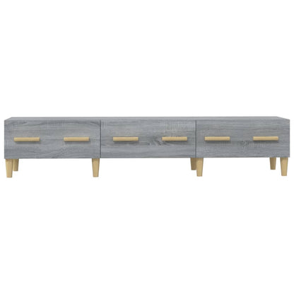 Mobile TV Grigio Sonoma 150x34,5x30 cm in Legno Multistrato - homemem39