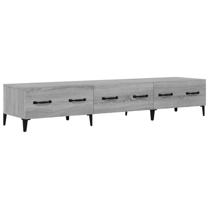 Mobile TV Grigio Sonoma 150x34,5x30 cm in Legno Multistrato - homemem39