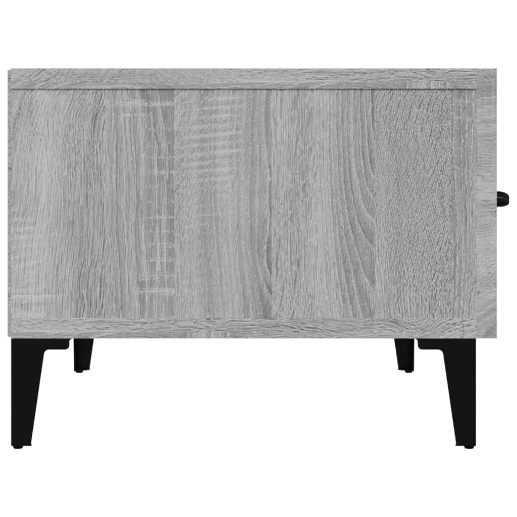 Mobile TV Grigio Sonoma 150x34,5x30 cm in Legno Multistrato - homemem39