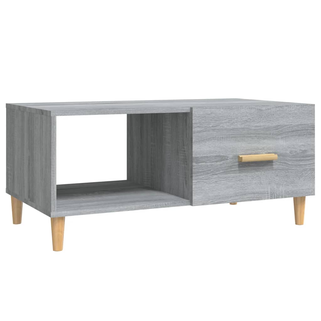 Tavolino Salotto Grigio Sonoma 89,5x50x40 cm Legno Multistrato - homemem39