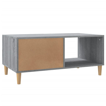 Tavolino Salotto Grigio Sonoma 89,5x50x40 cm Legno Multistrato - homemem39