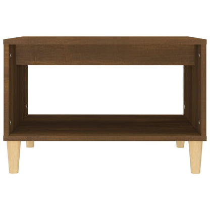 Tavolino da Salotto Rovere Marrone 60x40x50cm Legno Multistrato - homemem39