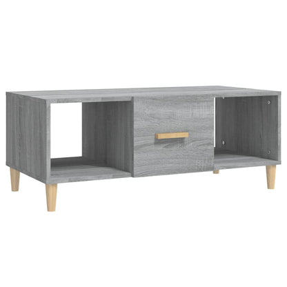 Tavolino da Salotto Grigio Sonoma 102x50x40cm Legno Multistrato - homemem39