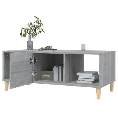 Tavolino da Salotto Grigio Sonoma 102x50x40cm Legno Multistrato - homemem39