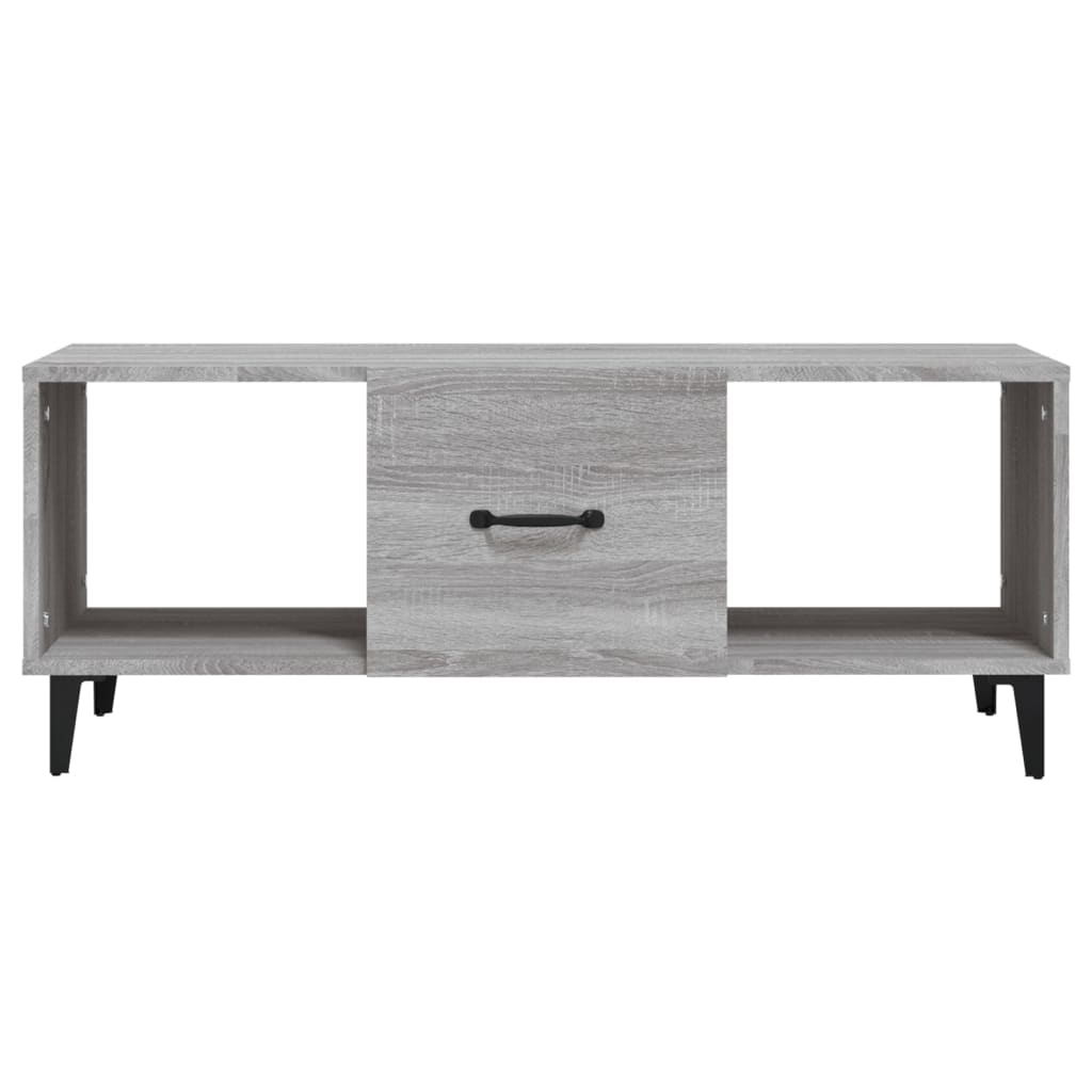 Tavolino da Salotto Grigio Sonoma 102x50x40cm Legno Multistrato - homemem39