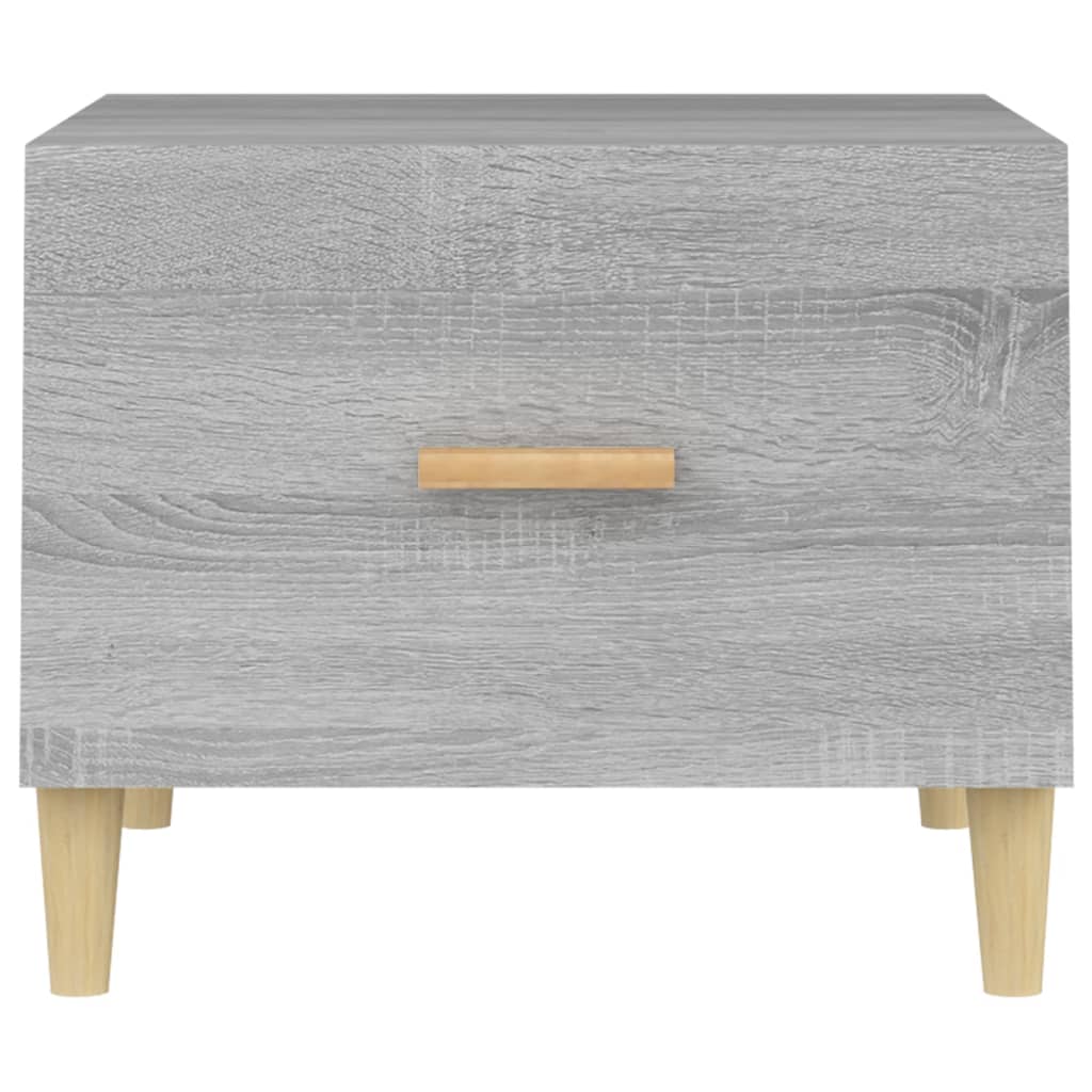 Tavolino da Salotto Grigio Sonoma 50x50x40 cm Legno Multistrato - homemem39