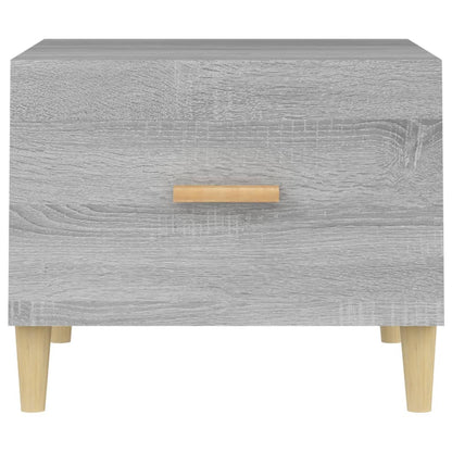 Tavolino da Salotto Grigio Sonoma 50x50x40 cm Legno Multistrato - homemem39