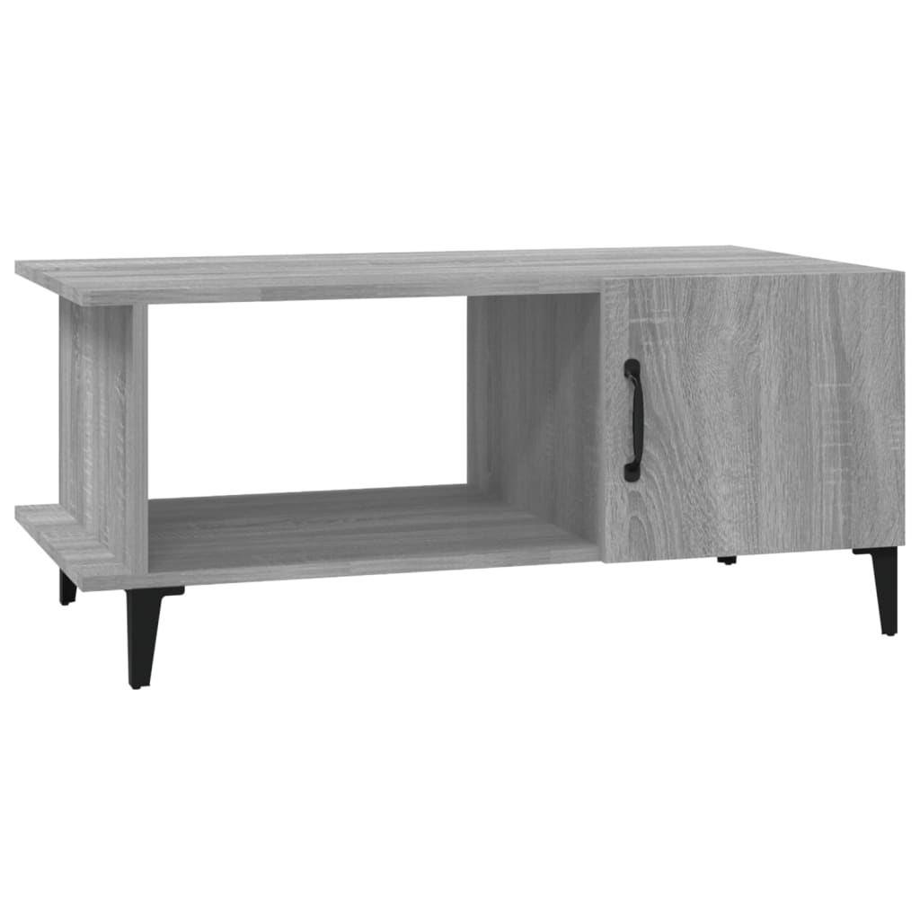 Tavolino da Salotto Grigio Sonoma 90x50x40 cm Legno Multistrato - homemem39